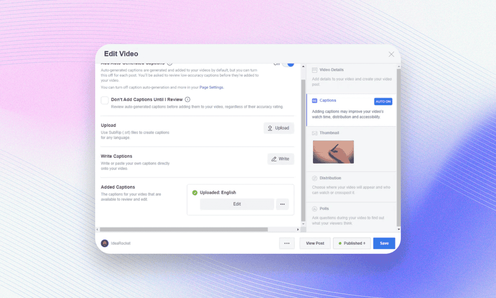 Unlock the Power of Captions on Facebook Videos A StepbyStep Tutorial